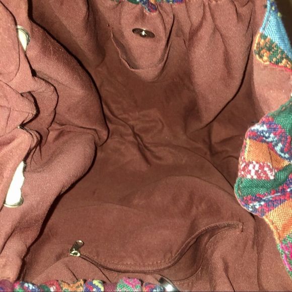 Colorful Drawstring Hobo Bucket Bag - Picture 4 of 4